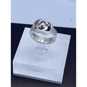 Gucci GG Sterling Sliver Ring Size Size 5